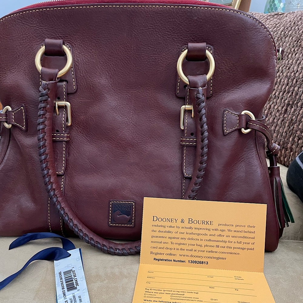 Dooney & Bourke Domed Buckle Satchel
